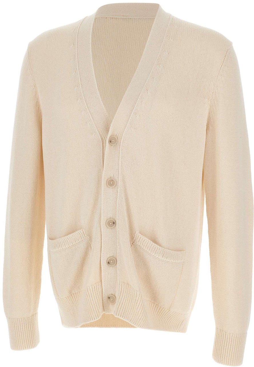 Boss Sweaters Beige Wit