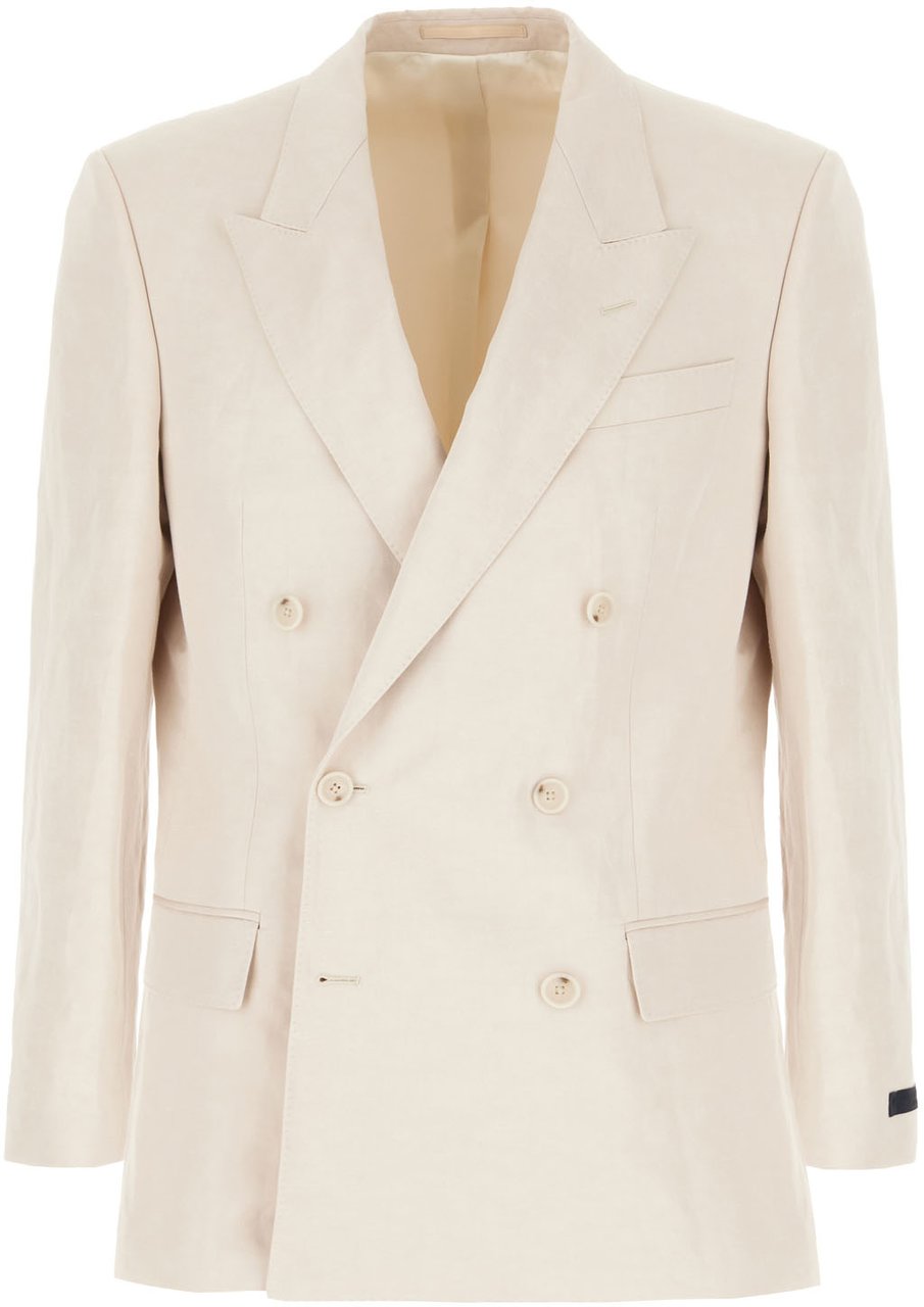 Boss Hugo Boss Sand lyocell blend blazer Neutraal