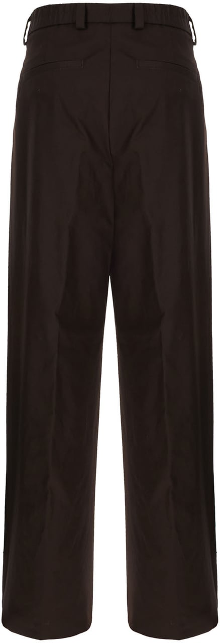 Boss Hugo Boss Dark brown cotton pants Bruin