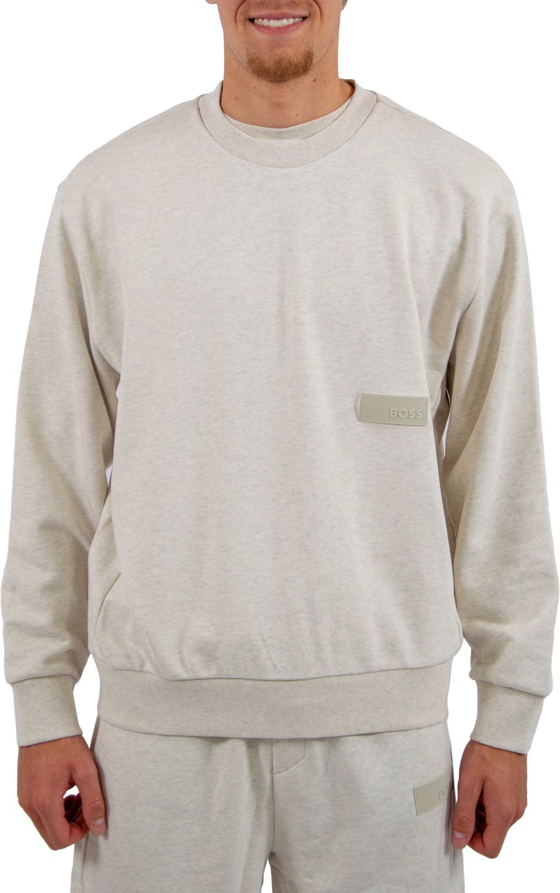 BOSS SW_Crewneck Grijs