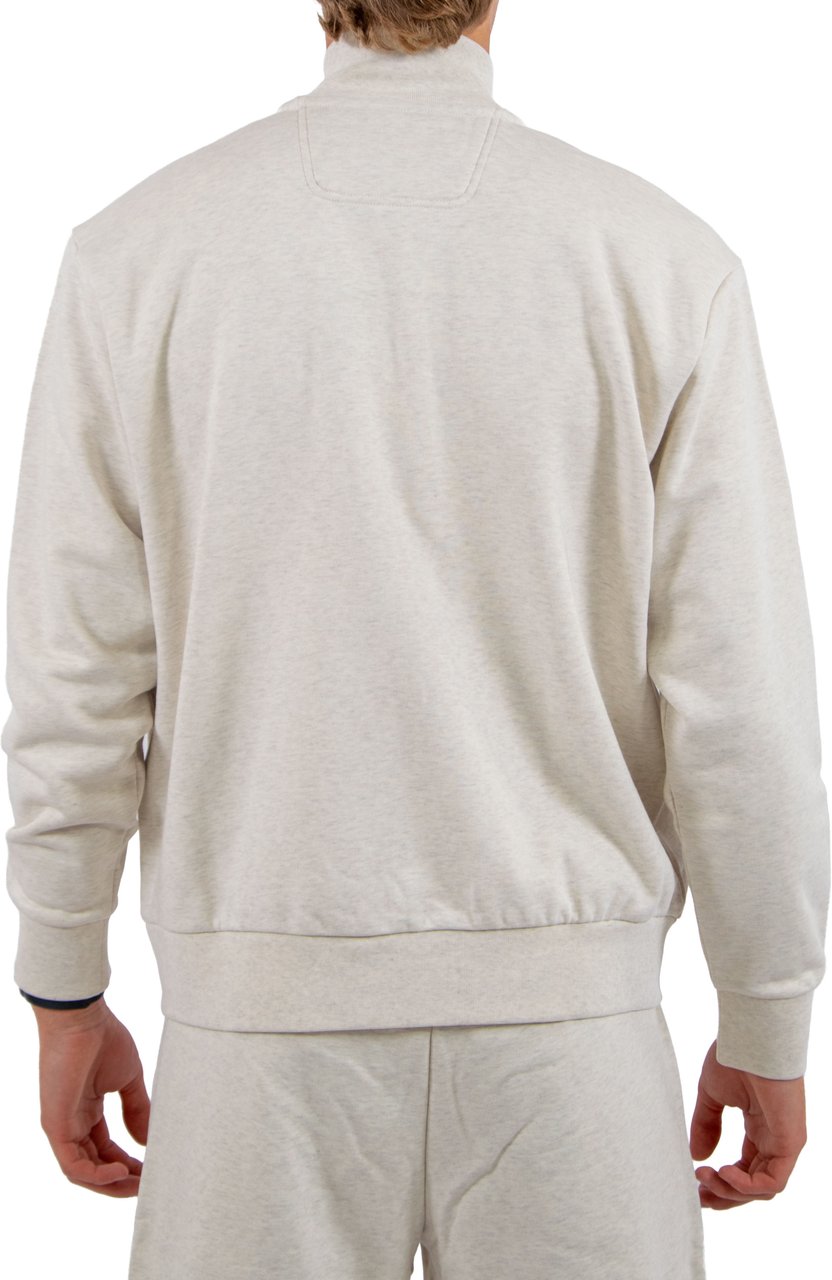 BOSS SW_Collar Full Zip Grijs