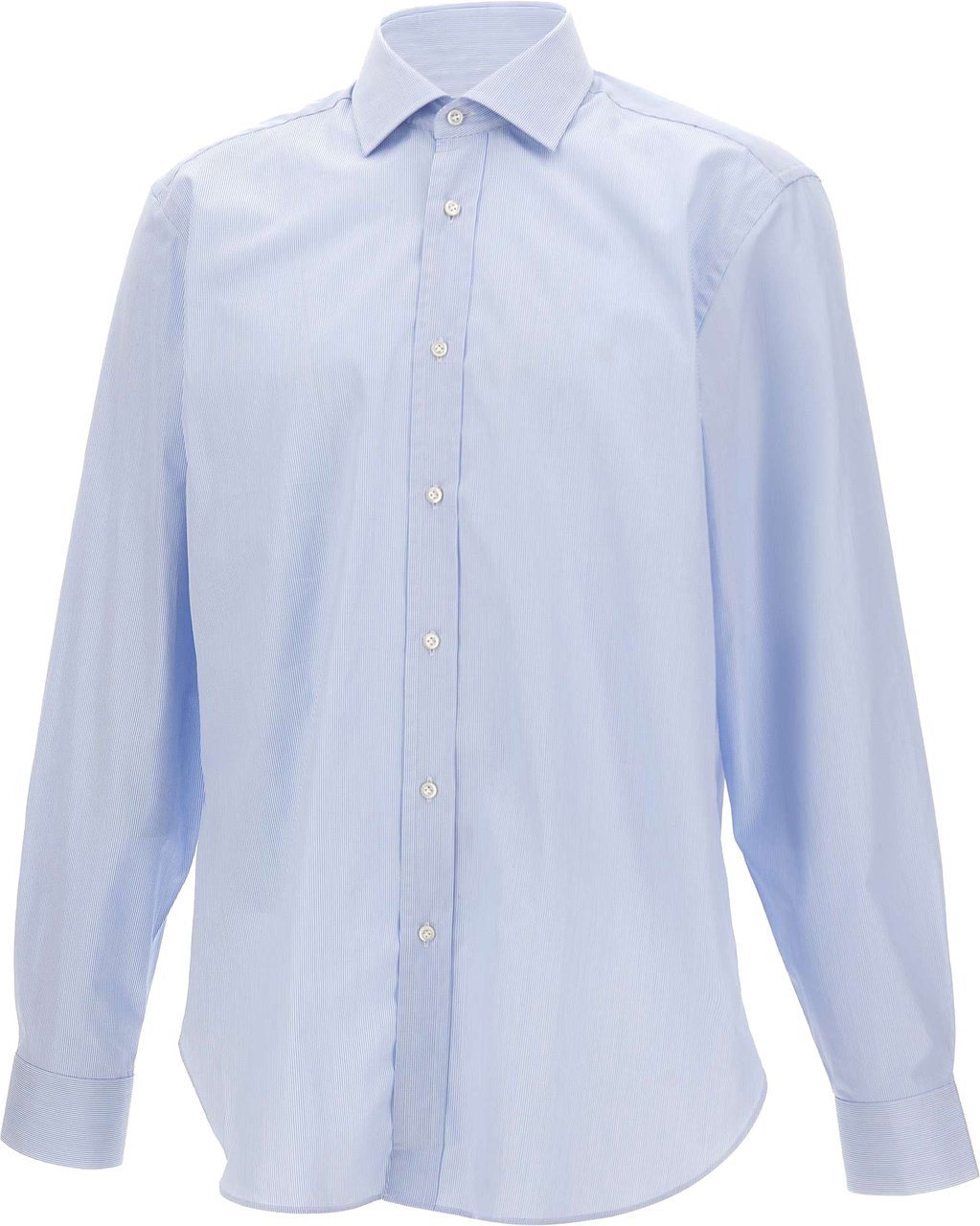 Boss Shirts Light Blue Lichtblauw