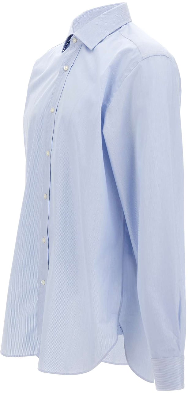 Boss Shirts Light Blue Lichtblauw