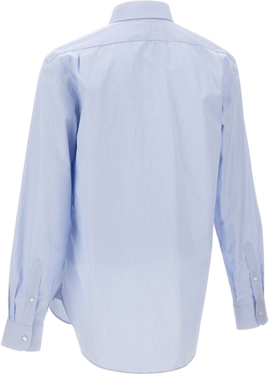 Boss Shirts Light Blue Lichtblauw