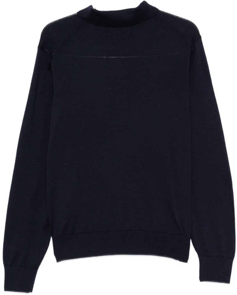Boss Sweaters Dark Blue Navy