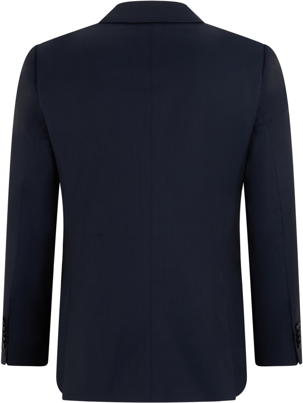 Boss Single-breasted wool jacket Blauw