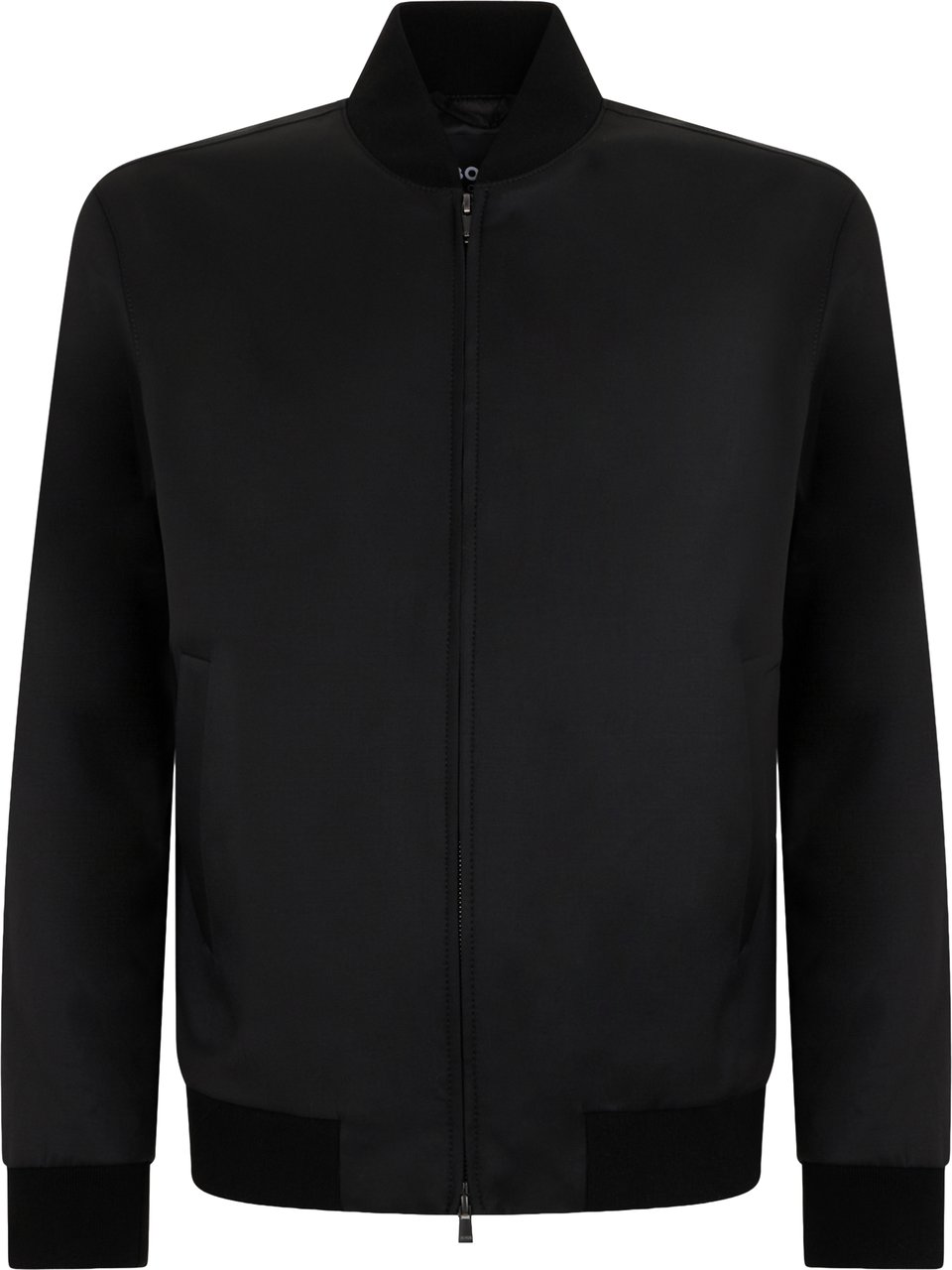 Boss Wool blouson Zwart