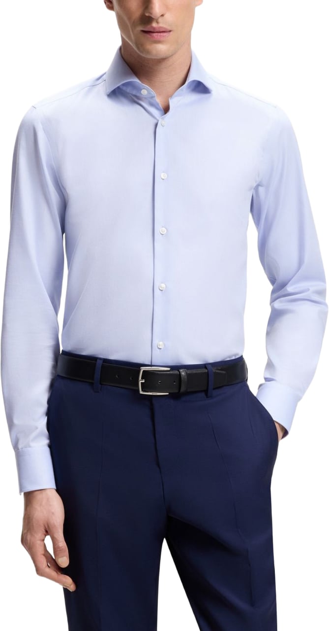 Boss Shirts Light/Pastel Blue Lichtblauw