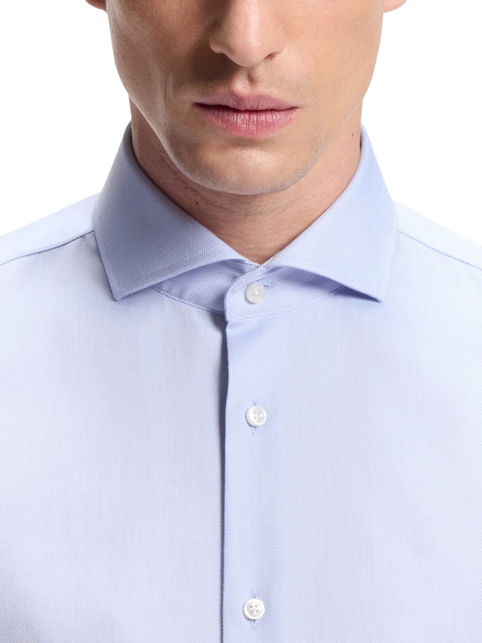 Boss Shirts Light/Pastel Blue Lichtblauw