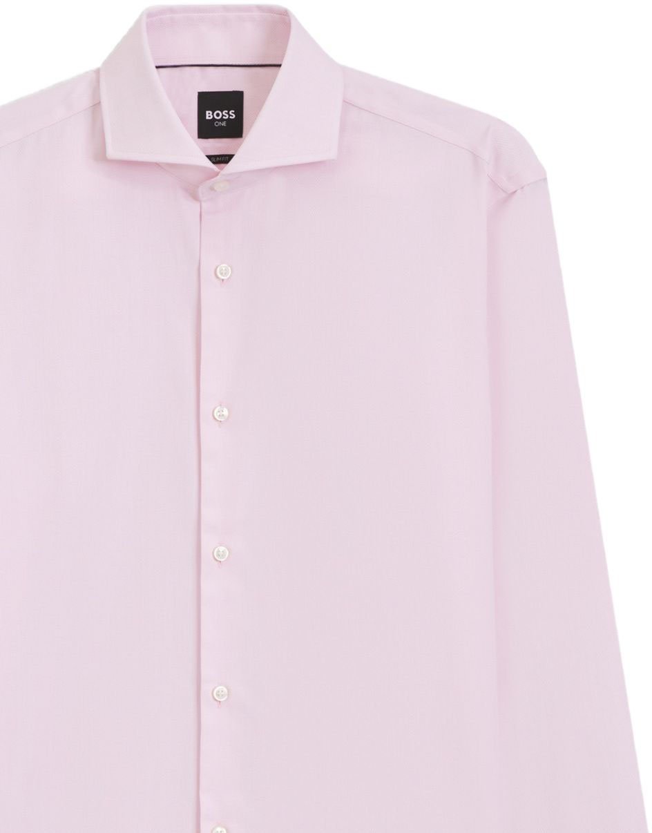 Boss Shirts Light/Pastel Pink Roze