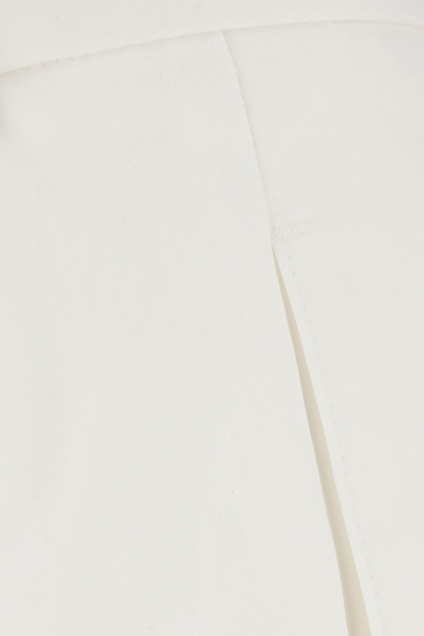 Boss Hugo Boss White cotton bermuda shorts Wit