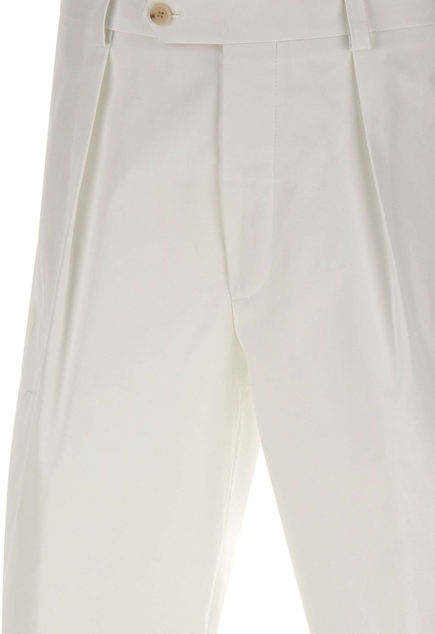 Boss Trousers White Wit