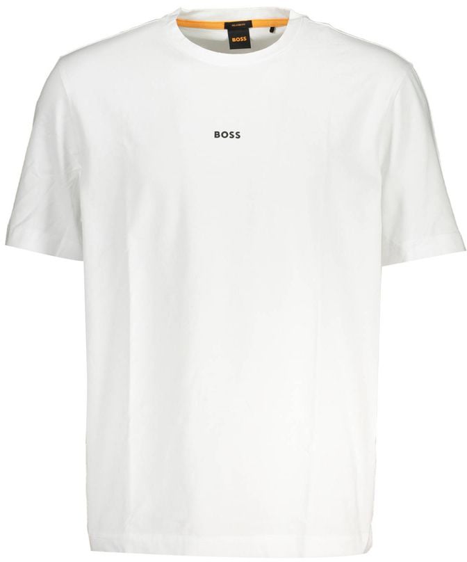 Boss Hugo Boss White Organic Cotton Men's T-Shirt Wit