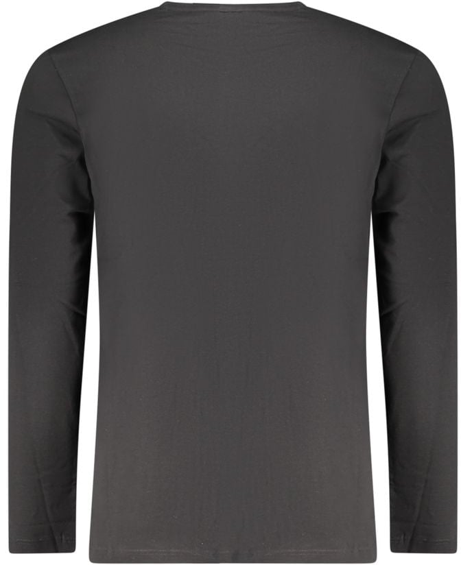 Boss Hugo Boss Black Cotton Men T-Shirt Zwart