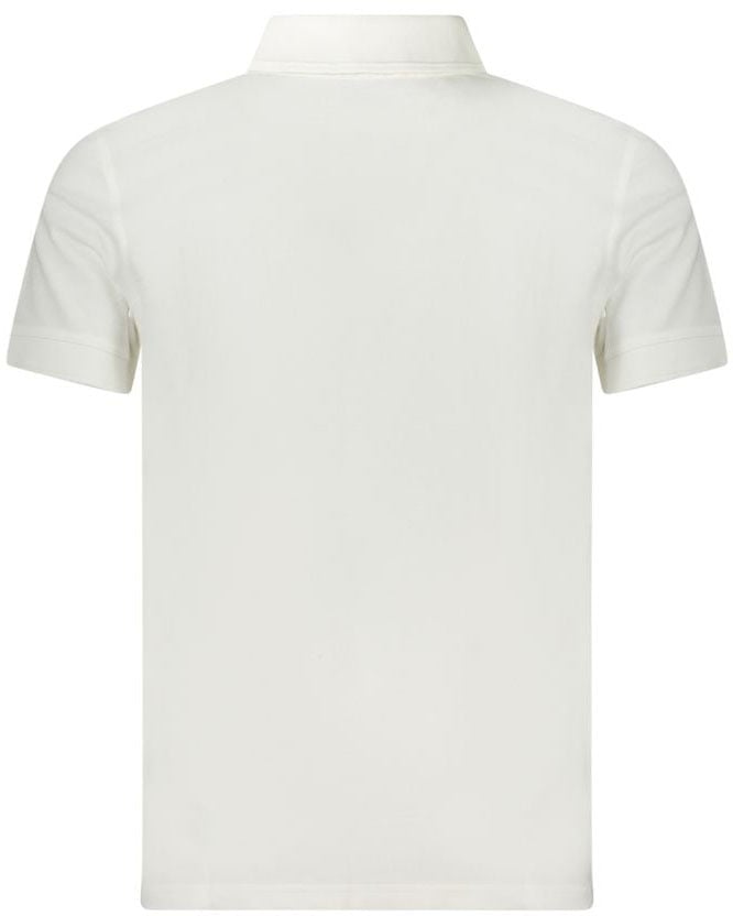Boss Hugo Boss Bianco Cotton Men Polo Wit
