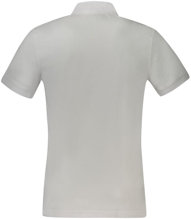 Boss Hugo Boss Bianco Cotton Men Polo Wit