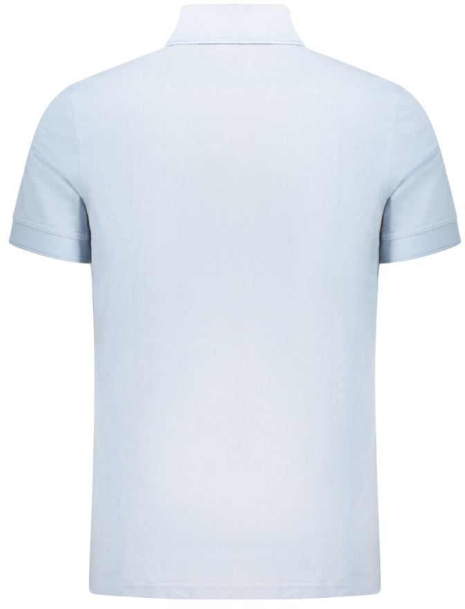 Boss Hugo Boss Azzurro Cotton Mens Polo Shirt Blauw