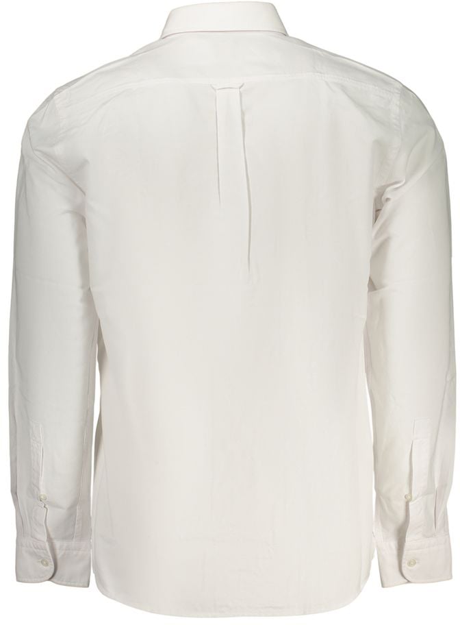 Boss Hugo Boss White Cotton Men's Shirt Wit