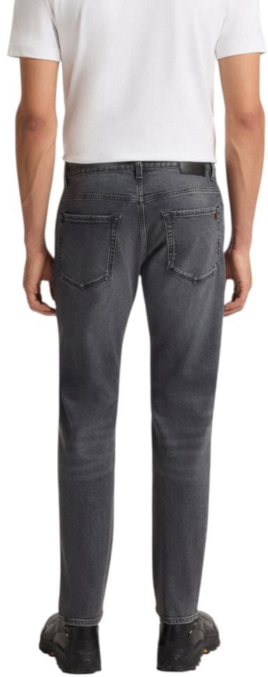 Boss Hugo Boss Gray Cotton Relaxed Fit Jeans Grijs