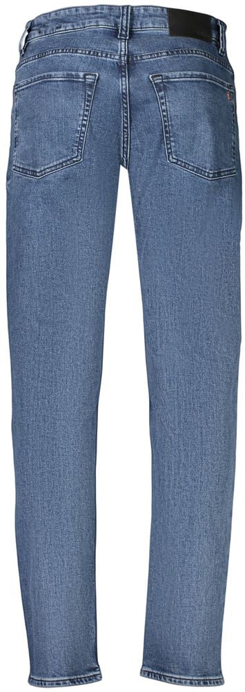 Boss Hugo Boss Blue Cotton Men's Jeans Blauw
