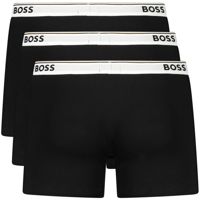 Boss Hugo Boss Black Cotton Men Boxer Zwart
