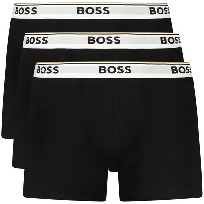 Boss Hugo Boss Black Cotton Men Boxer Zwart