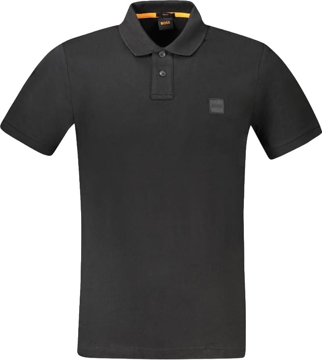 Boss Hugo Boss White Cotton Mens T-Shirt Zwart