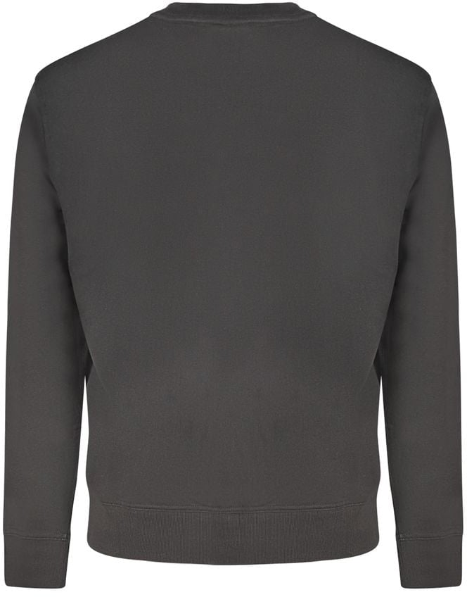 Boss Hugo Boss Black Cotton Men Sweatshirt Zwart