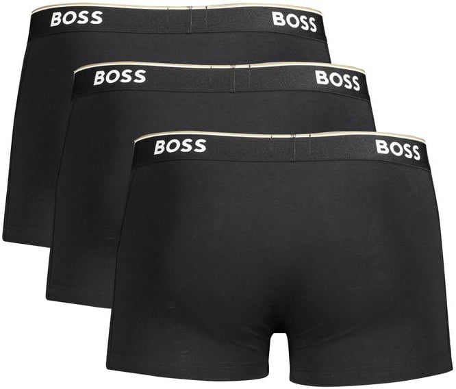 Boss Hugo Boss Black Cotton Men's Boxer Briefs Zwart