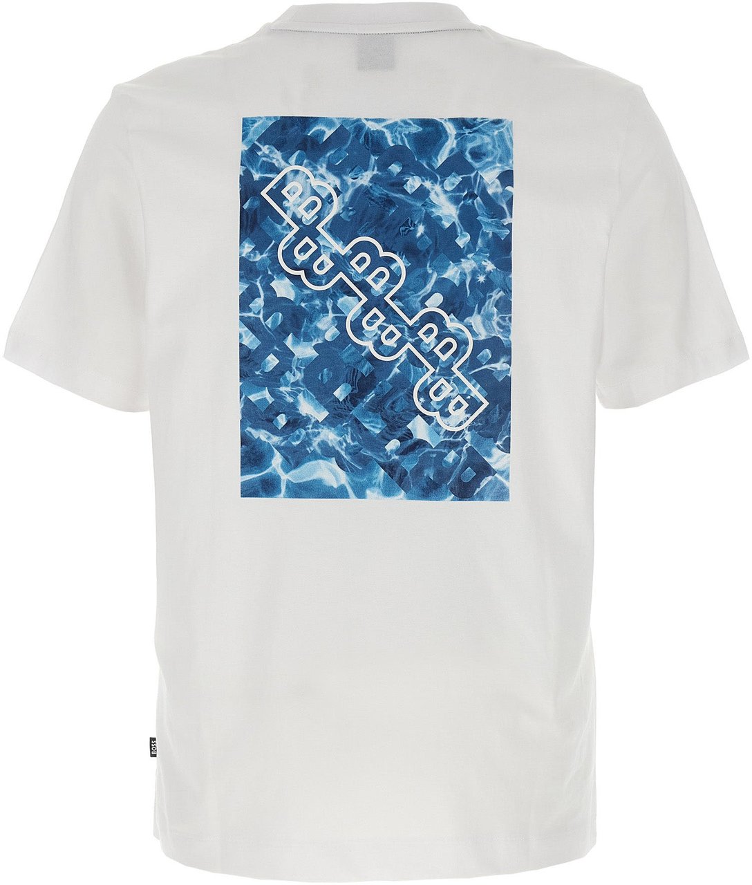Boss Hugo Boss White Cotton T-Shirt Wit