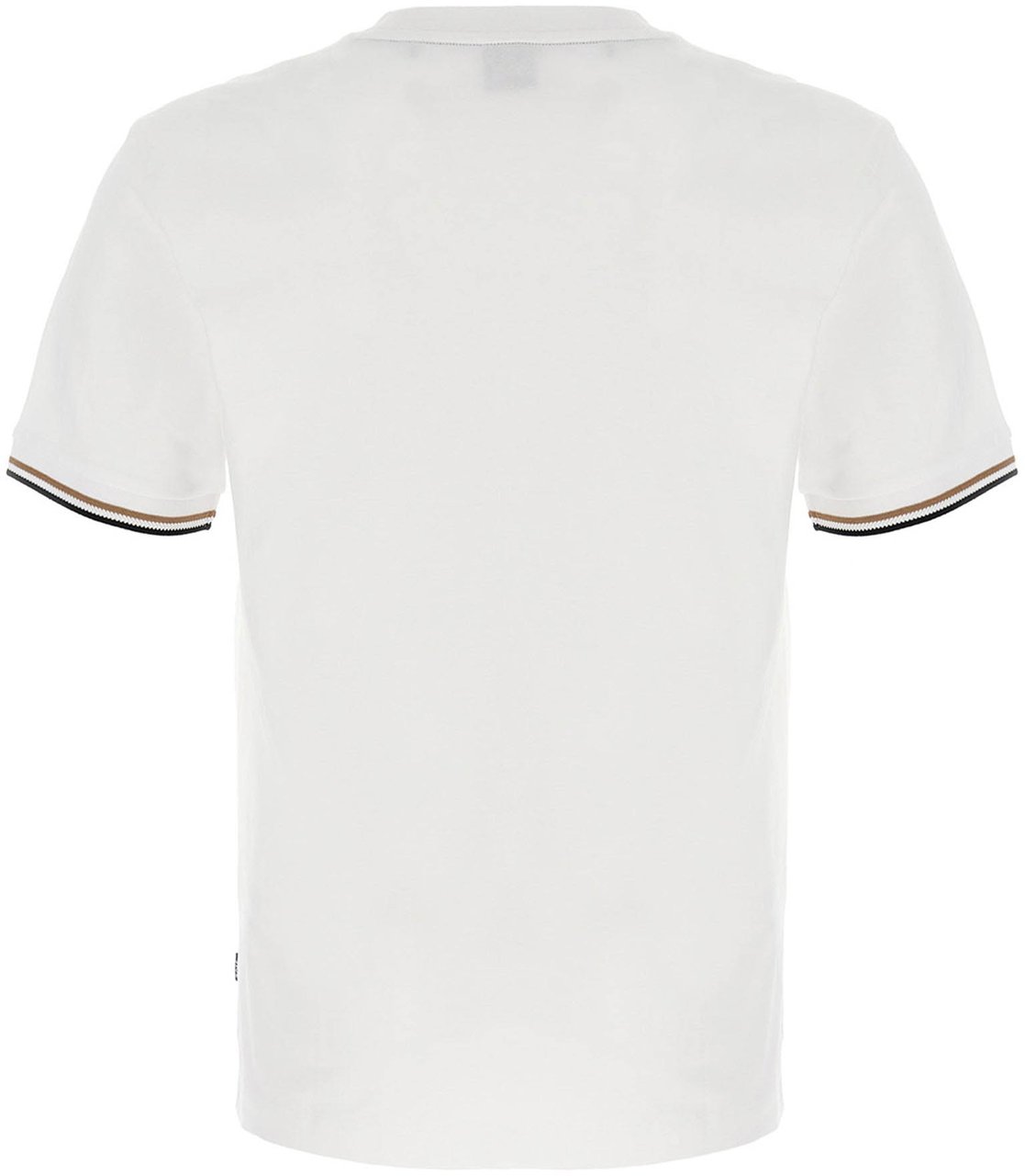 Boss Hugo Boss White Cotton T-Shirt Wit