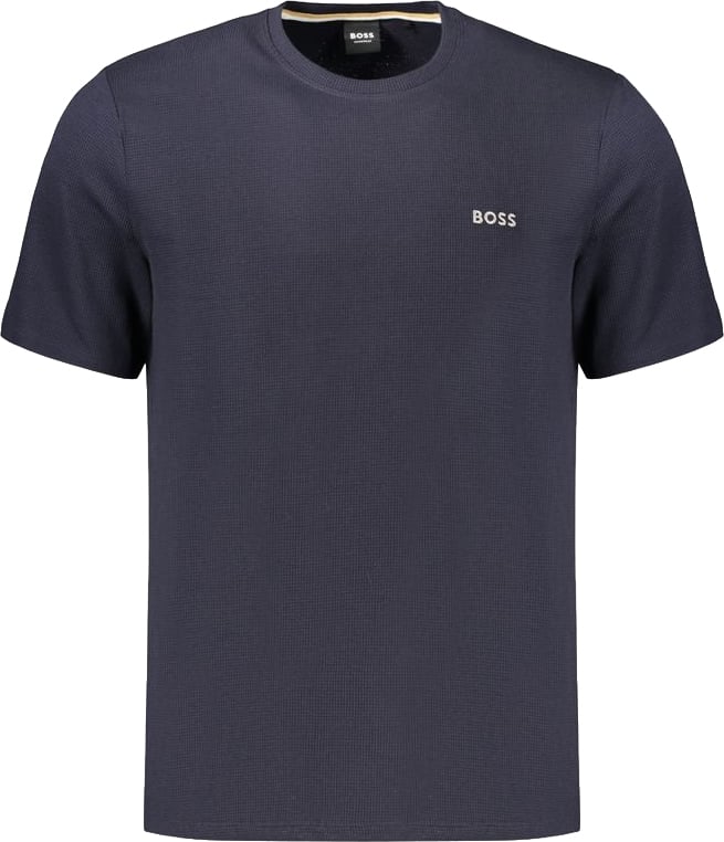 Boss Hugo Boss Blue Cotton Men's T-Shirt Wit