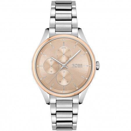 Boss Hugo Boss Grand Course Dameshorloge 36mm HB1502604 Zilver