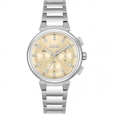 Boss Hugo Boss One horloge 38mm  HB1502676 Zilver