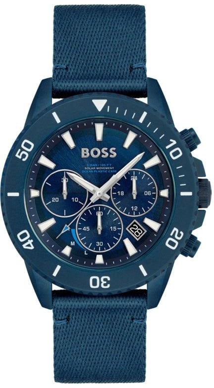 Boss Hugo Boss Admiral Chronograaf herenhorloge 46mm Blauw