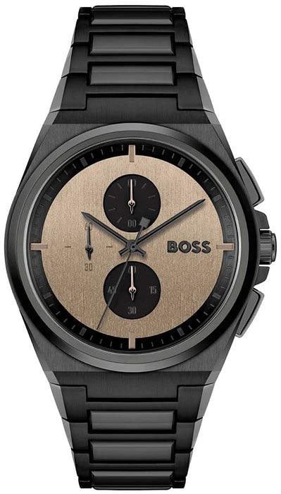 Boss Hugo Boss HB1514043 Steer Chronograaf Herenhorloge 44mm Zwart