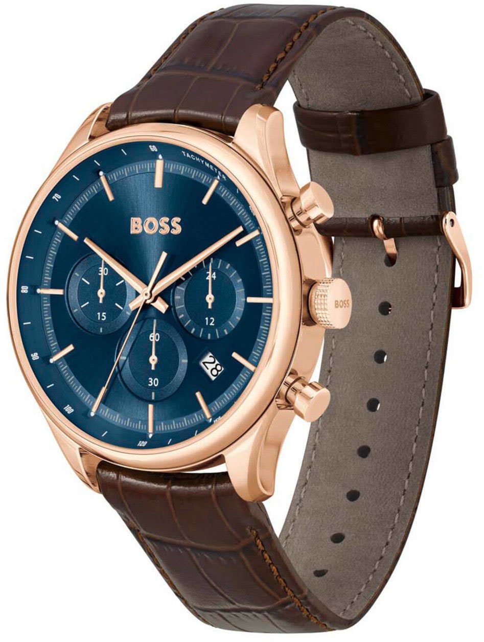 BOSS HB1514050 GREGOR Herenhorloge 45mm Roze