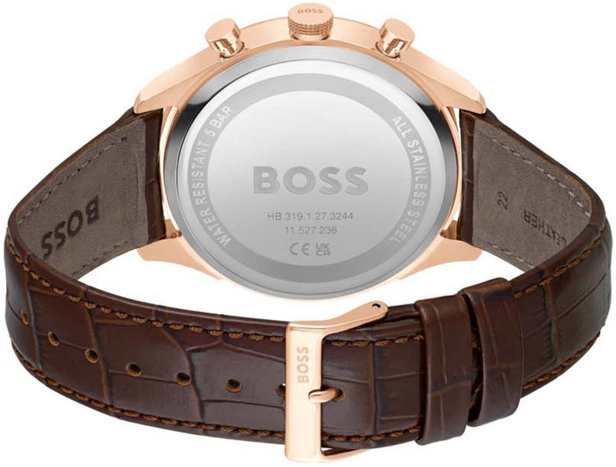 BOSS HB1514050 GREGOR Herenhorloge 45mm Roze