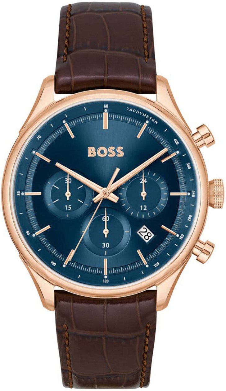 BOSS HB1514050 GREGOR Herenhorloge 45mm Roze
