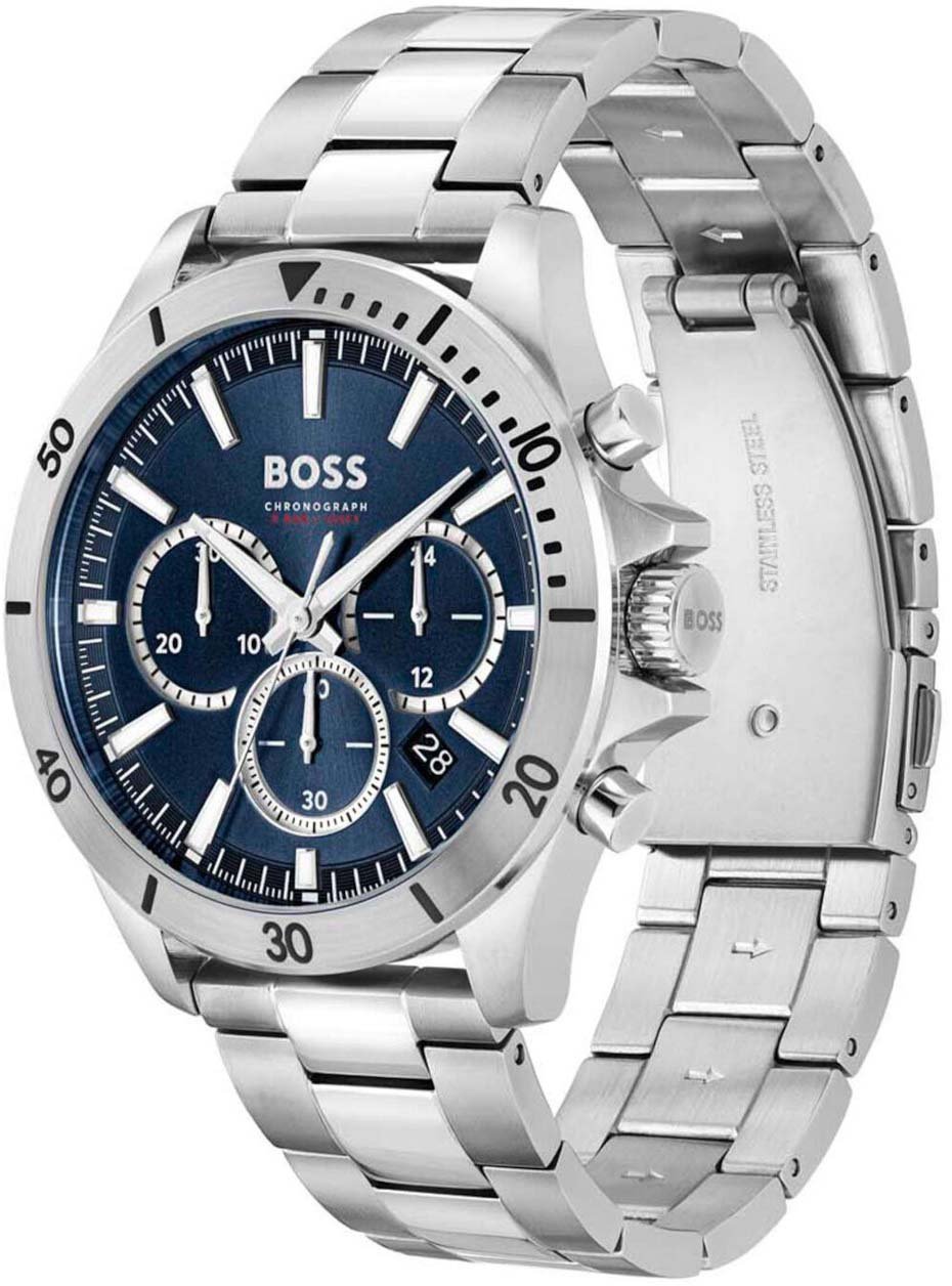 Boss BOSS HB1514069 TROPER Herenhorloge 44mm Zilver