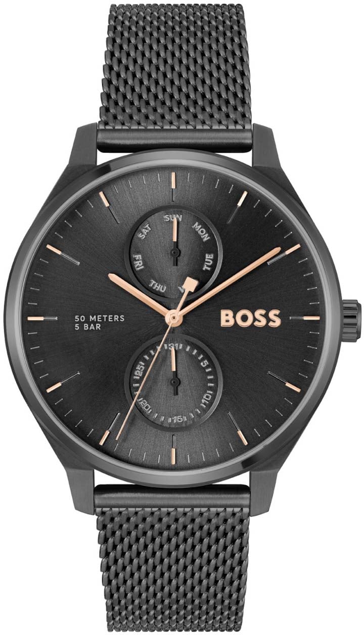 Boss BOSS HB1514105 TYLER Herenhorloge 43mm Zwart