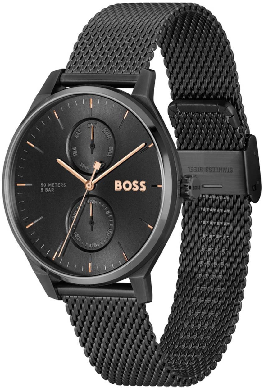 Boss BOSS HB1514105 TYLER Herenhorloge 43mm Zwart
