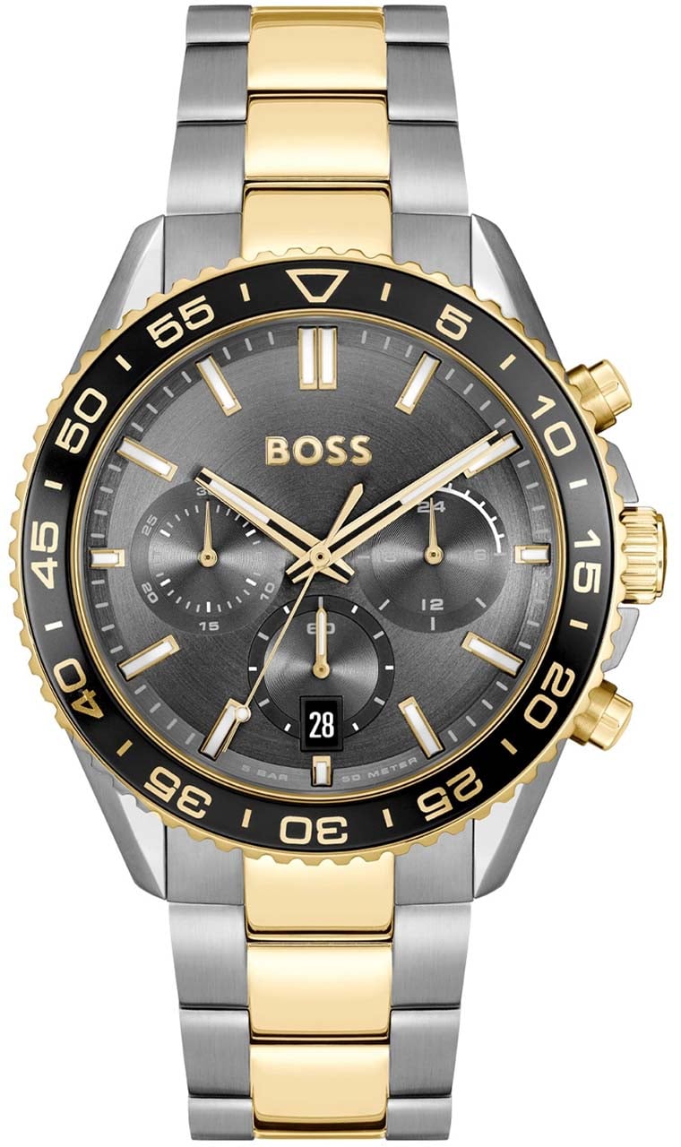 Boss BOSS HB1514144 RUNNER Herenhorloge 43mm Zilver