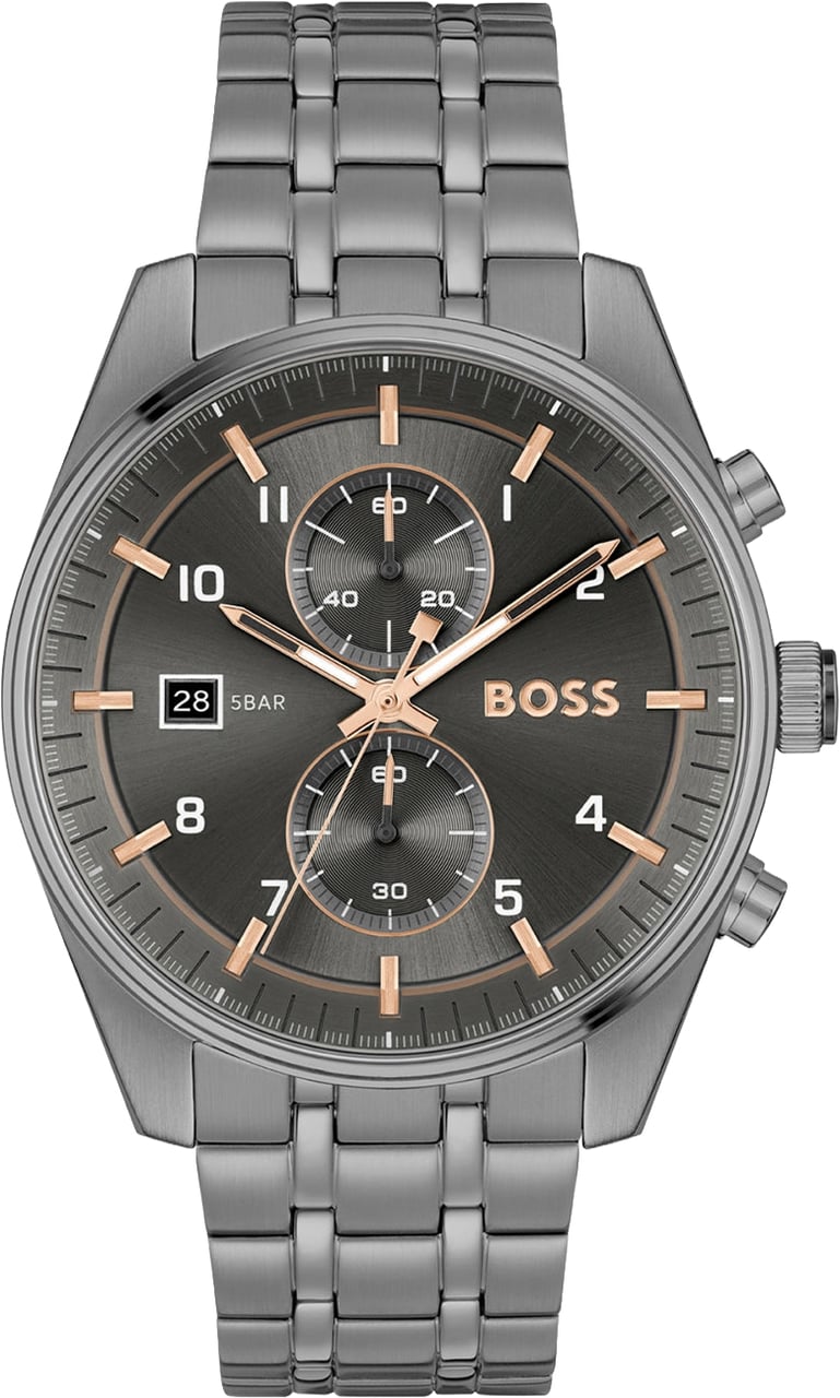 BOSS HB1514153 SKYTRAVELLER Herenhorloge 44mm Grijs