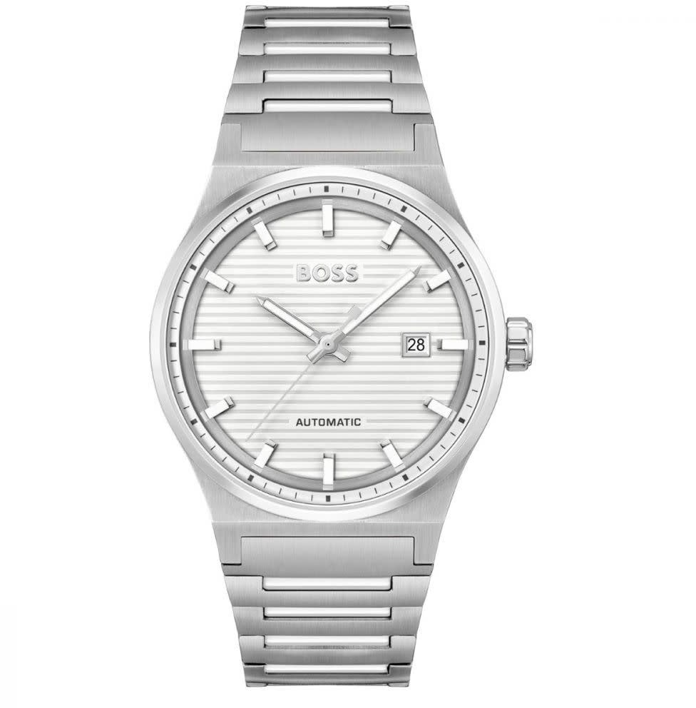 Boss BOSS HB1514186 CANDOR AUTOMATIC Herenhorloge 41mm Zilver