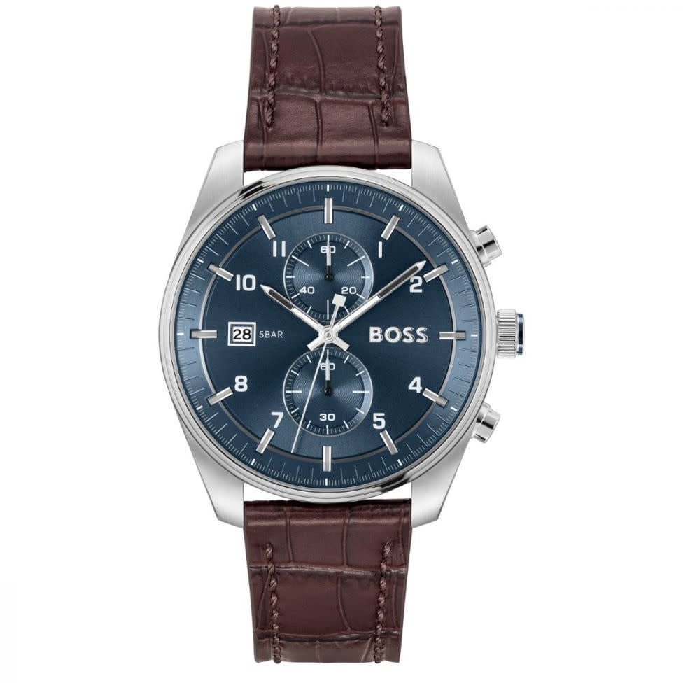 Boss BOSS HB1514194 SKYTRAVELLER Herenhorloge 44mm Zilver