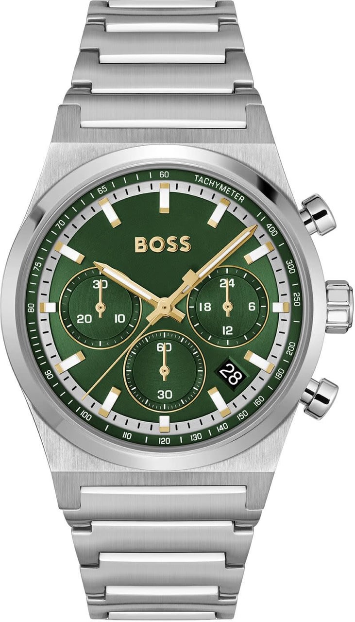Boss HB hrn stl stl CANDOR CHRONO 41mm Zilver