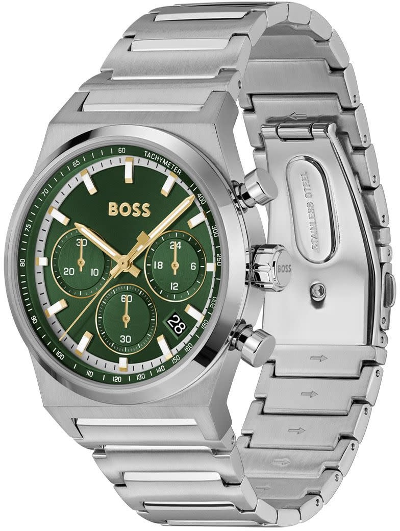 Boss HB hrn stl stl CANDOR CHRONO 41mm Zilver