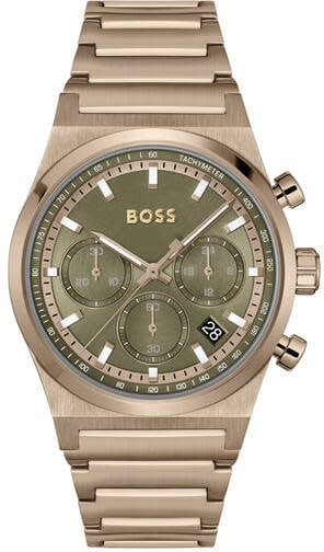 Boss HB hrn stl gp CANDOR CHRONO 41mm Goud