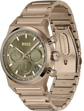 Boss HB hrn stl gp CANDOR CHRONO 41mm Goud